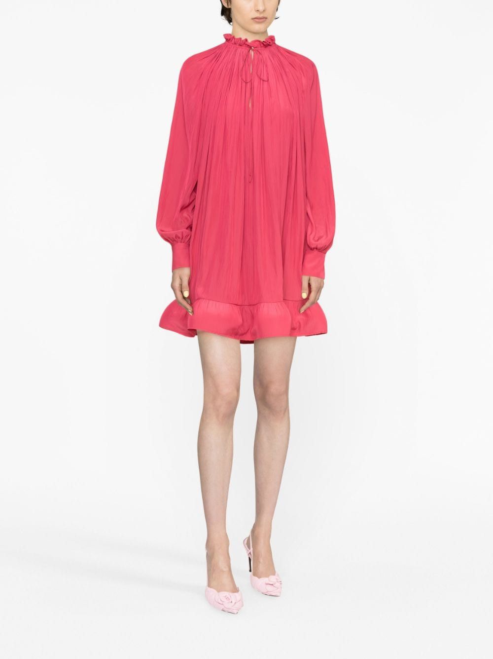 Lanvin RUFFLES SHORT DRESS Size S / US 4 / IT 40 - 3 Thumbnail