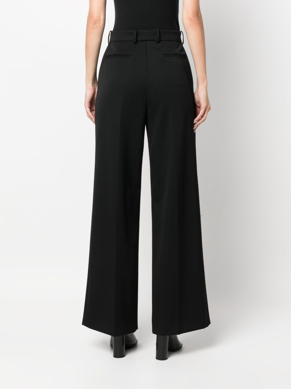 Lanvin WIDE LEG WOOL TROUSERS Size 27" / US 4 / IT 40 - 5 Thumbnail