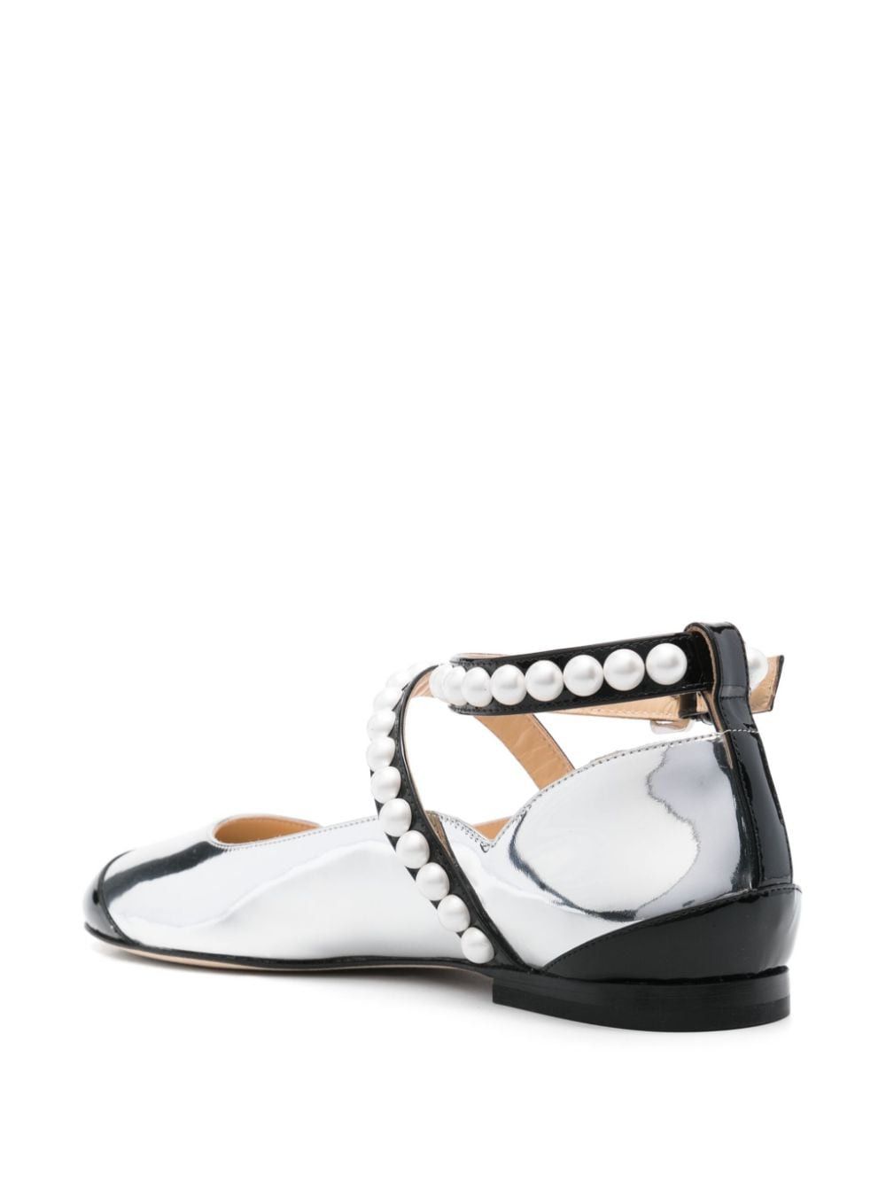 MACH & MACH LEATHER BICOLOR BALLETS Size US 7 / IT 37 - 3 Thumbnail
