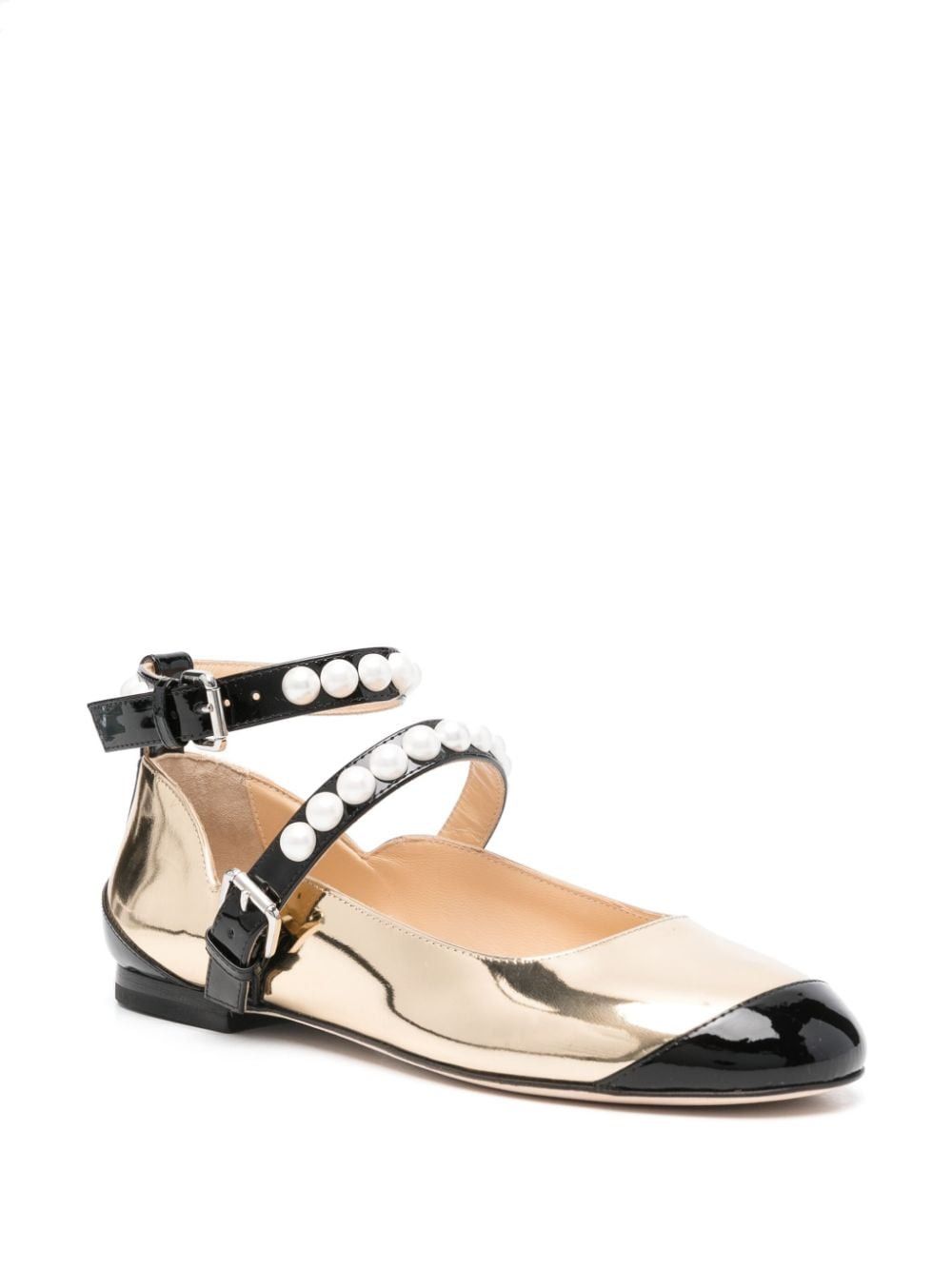 MACH & MACH LEATHER BICOLOR BALLETS Size US 6 / IT 36 - 3 Thumbnail