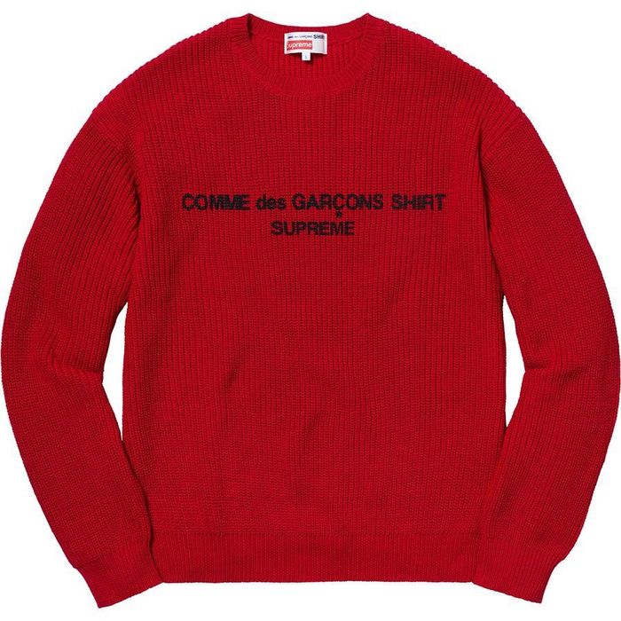 Supreme Supreme X Cdg Cotton Sweater | Grailed