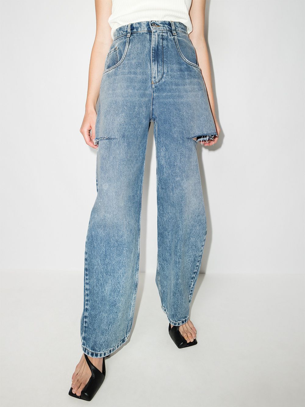 Maison Margiela DENIM COTTON JEANS Size 26" / US 2 / IT 38 - 2 Thumbnail