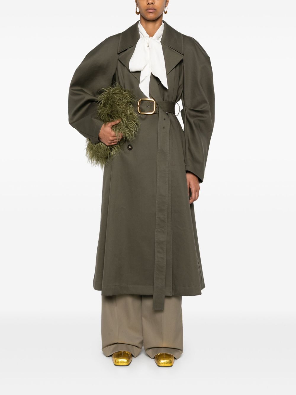 Loewe COTTON TRENCH COAT Size XS / US 0-2 / IT 36-38 - 4 Thumbnail