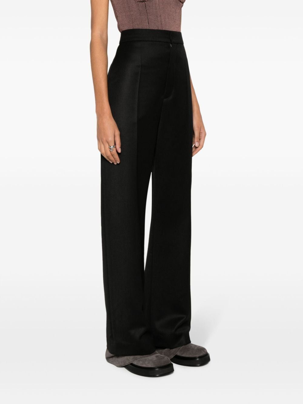 Loewe WOOL HIGH WAISTED TROUSERS Size 27" / US 4 / IT 40 - 3 Thumbnail