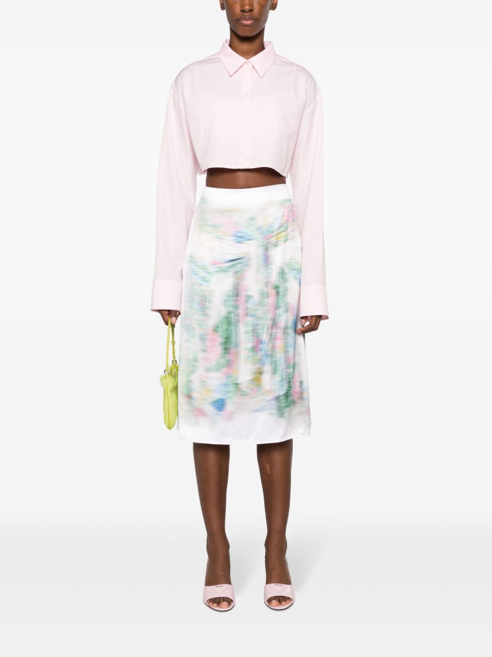 Loewe COTTON CROPPED SHIRT Size XS / US 0-2 / IT 36-38 - 5 Thumbnail