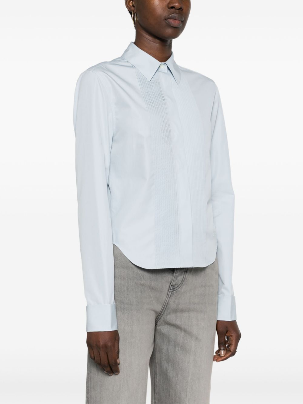 Loewe PLEATED COTTON SHIRT Size S / US 4 / IT 40 - 4 Thumbnail