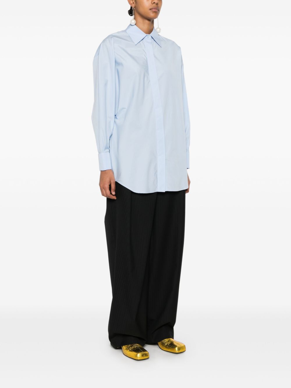 Loewe COTTON SHIRT Size XS / US 0-2 / IT 36-38 - 4 Thumbnail