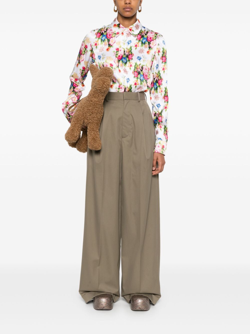 Loewe PRINTED SILK SHIRT Size S / US 4 / IT 40 - 2 Thumbnail