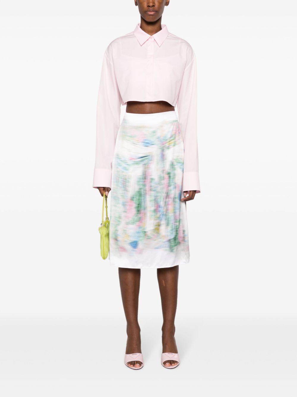 Loewe BLURRED PRINT MIDI SKIRT Size 27" / US 4 / IT 40 - 2 Thumbnail