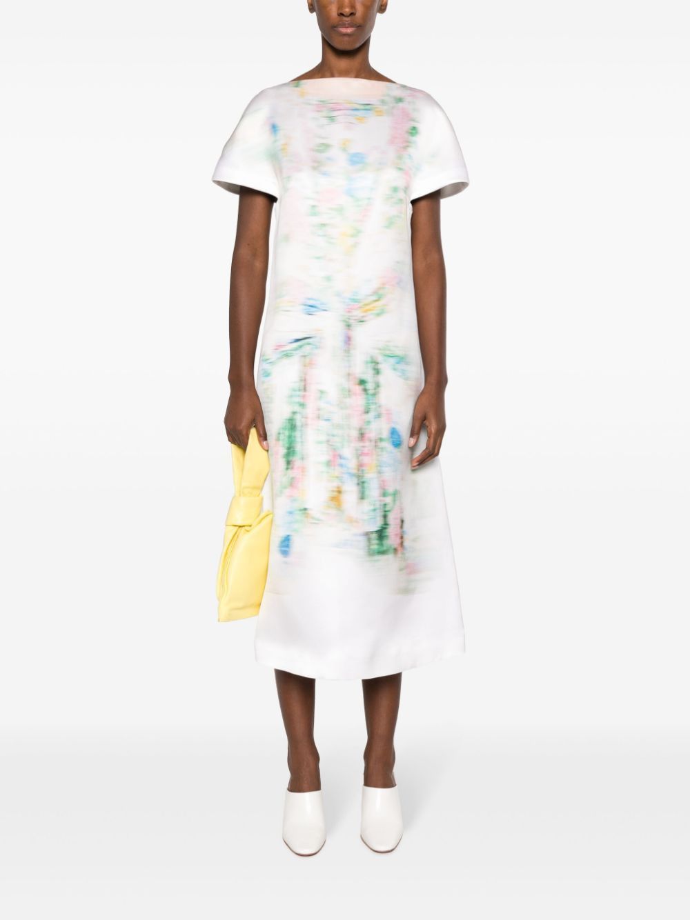Loewe BLURRED PRINT MIDI DRESS Size S / US 4 / IT 40 - 5 Thumbnail