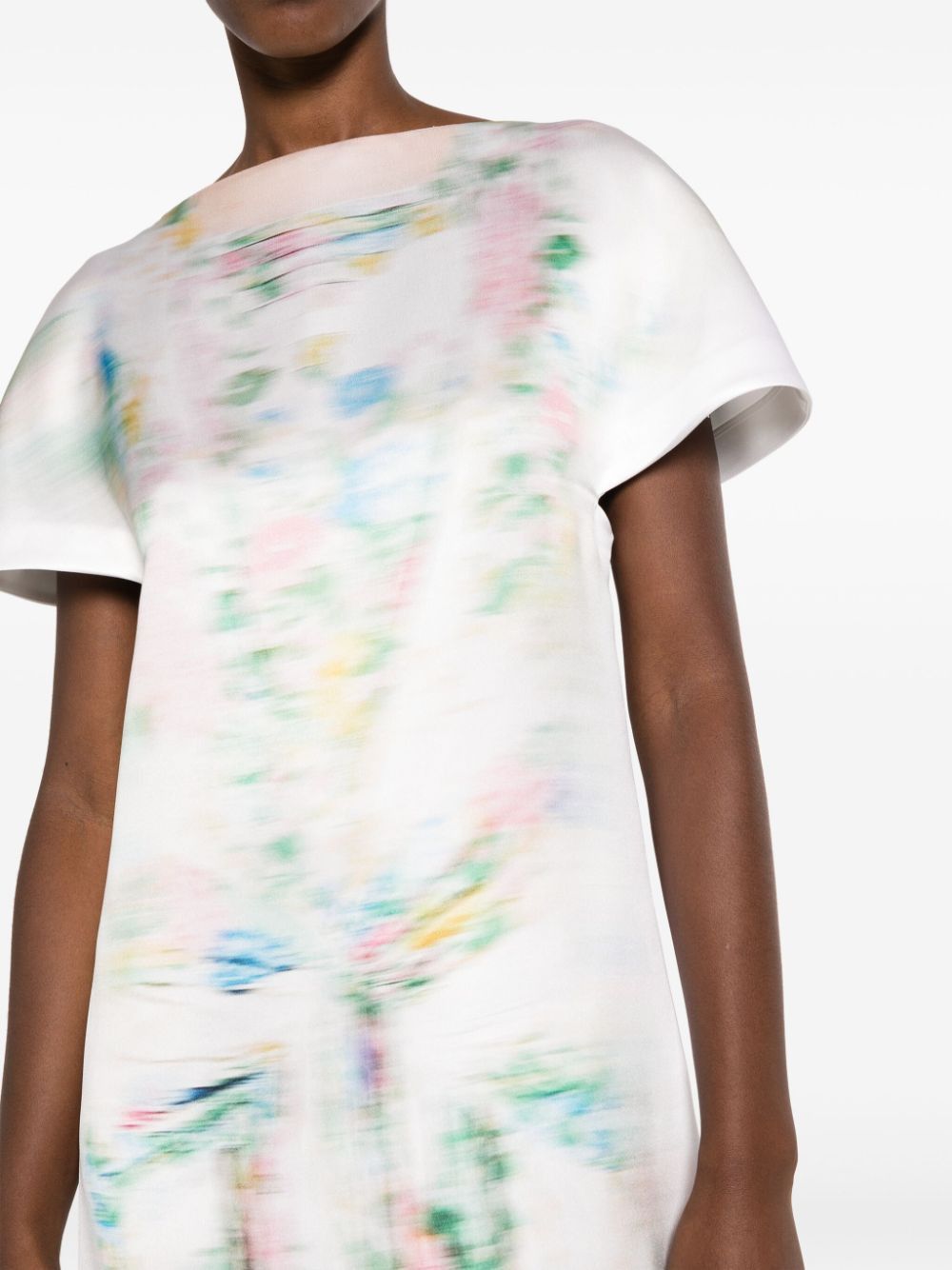 Loewe BLURRED PRINT MIDI DRESS Size S / US 4 / IT 40 - 2 Thumbnail