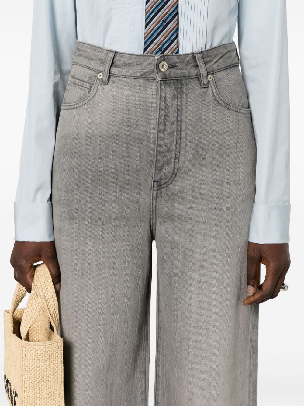 Loewe HIGH WAISTED DENIM JEANS Size 26" / US 2 / IT 38 - 3 Thumbnail