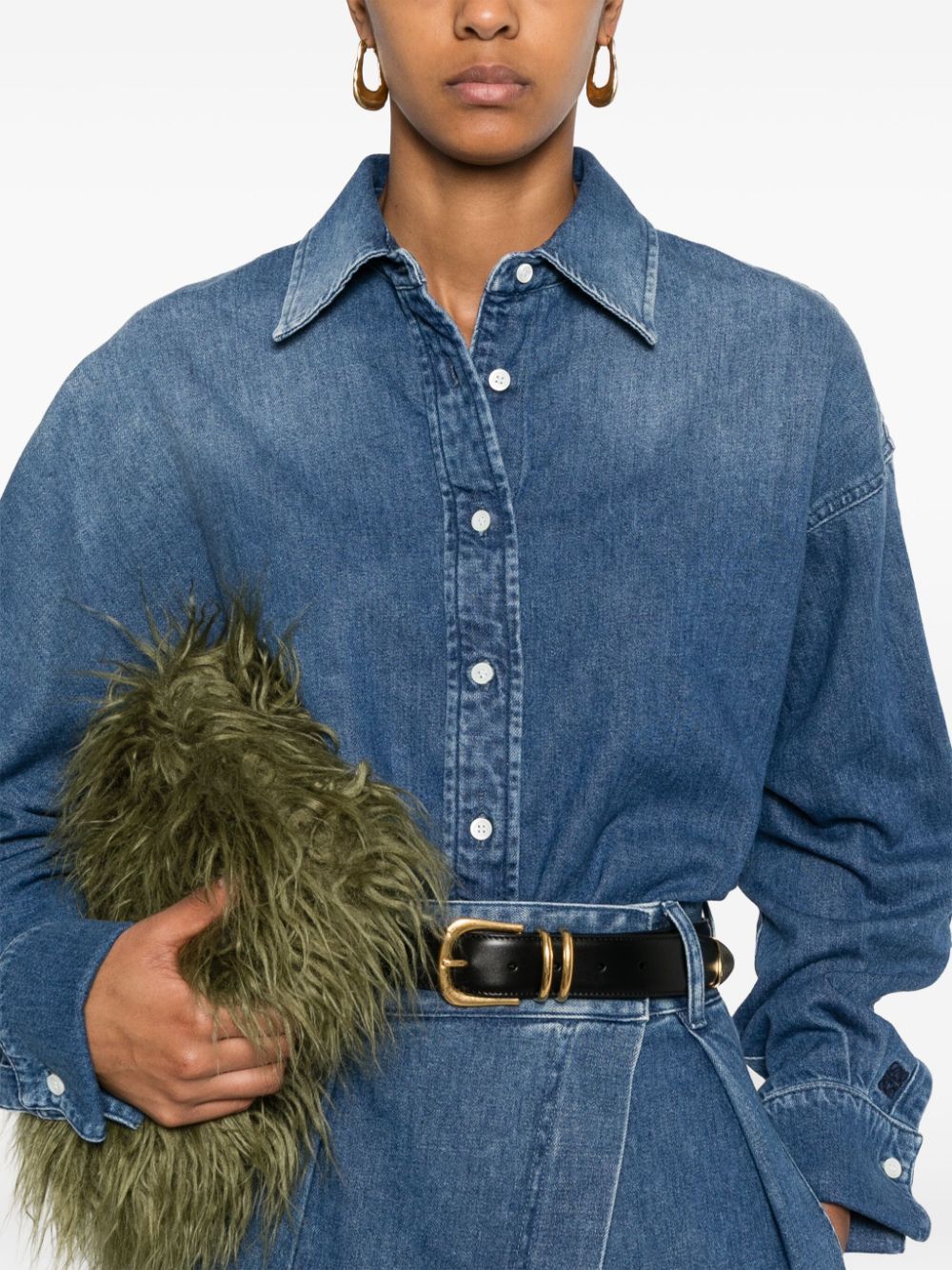 Loewe DENIM COTTON SHIRT Size S / US 4 / IT 40 - 3 Thumbnail