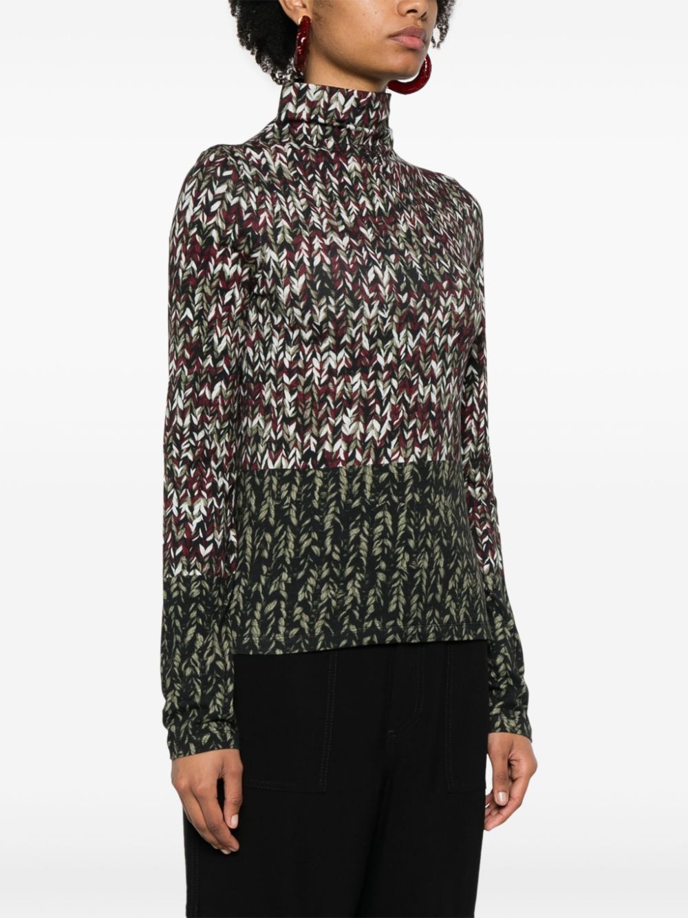 Loewe JERSEY TURTLENECK SWEATER Size S / US 4 / IT 40 - 3 Thumbnail