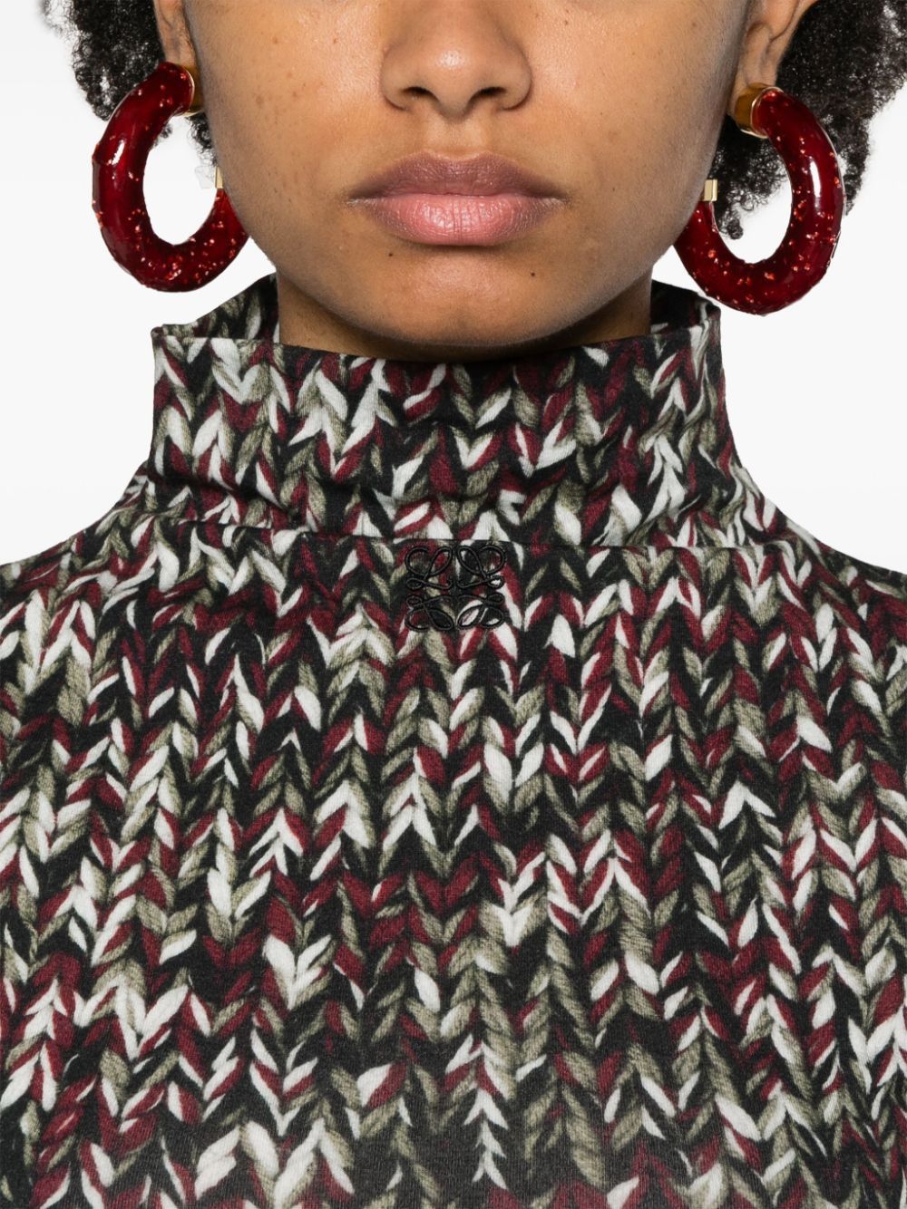 Loewe JERSEY TURTLENECK SWEATER Size S / US 4 / IT 40 - 2 Thumbnail