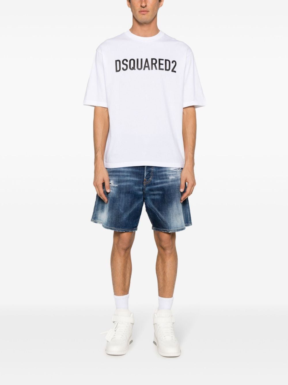 Dsquared2 LOGO COTTON T-SHIRT Size US S / EU 44-46 / 1 - 4 Thumbnail