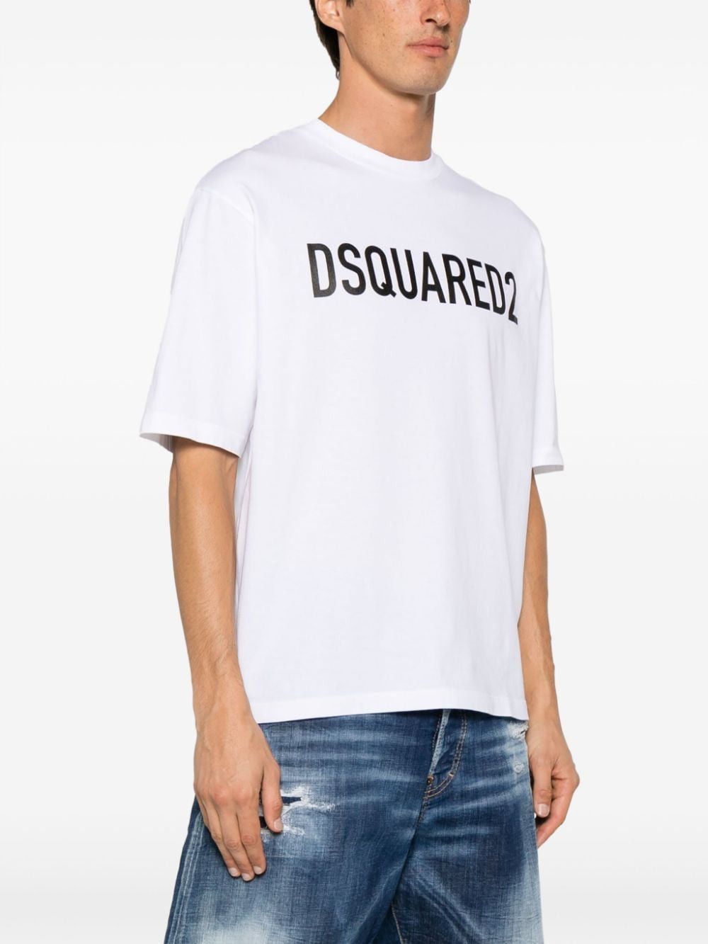 Dsquared2 LOGO COTTON T-SHIRT Size US S / EU 44-46 / 1 - 5 Thumbnail