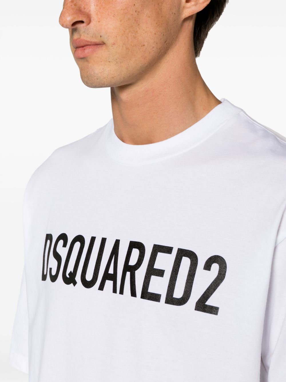 Dsquared2 LOGO COTTON T-SHIRT Size US S / EU 44-46 / 1 - 2 Thumbnail