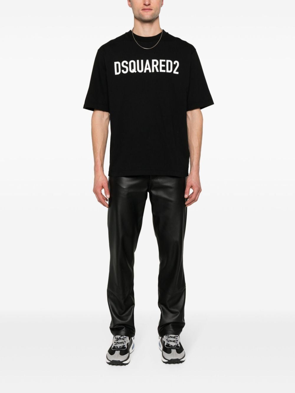 Dsquared2 LOGO COTTON T-SHIRT Size US S / EU 44-46 / 1 - 4 Thumbnail