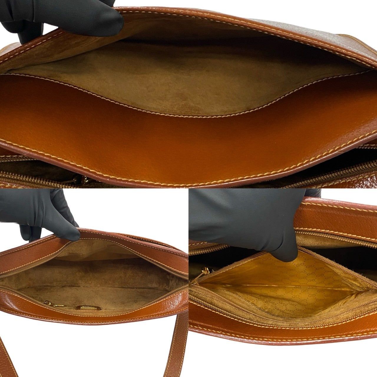 Gucci Gucci Shoulder Bag Brown Leather Size ONE SIZE - 8 Thumbnail