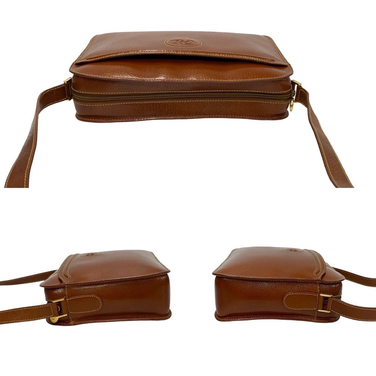 Gucci Gucci Shoulder Bag Brown Leather Size ONE SIZE - 5 Thumbnail