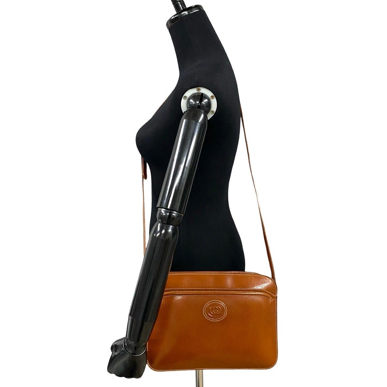 Gucci Gucci Shoulder Bag Brown Leather Size ONE SIZE - 2 Thumbnail