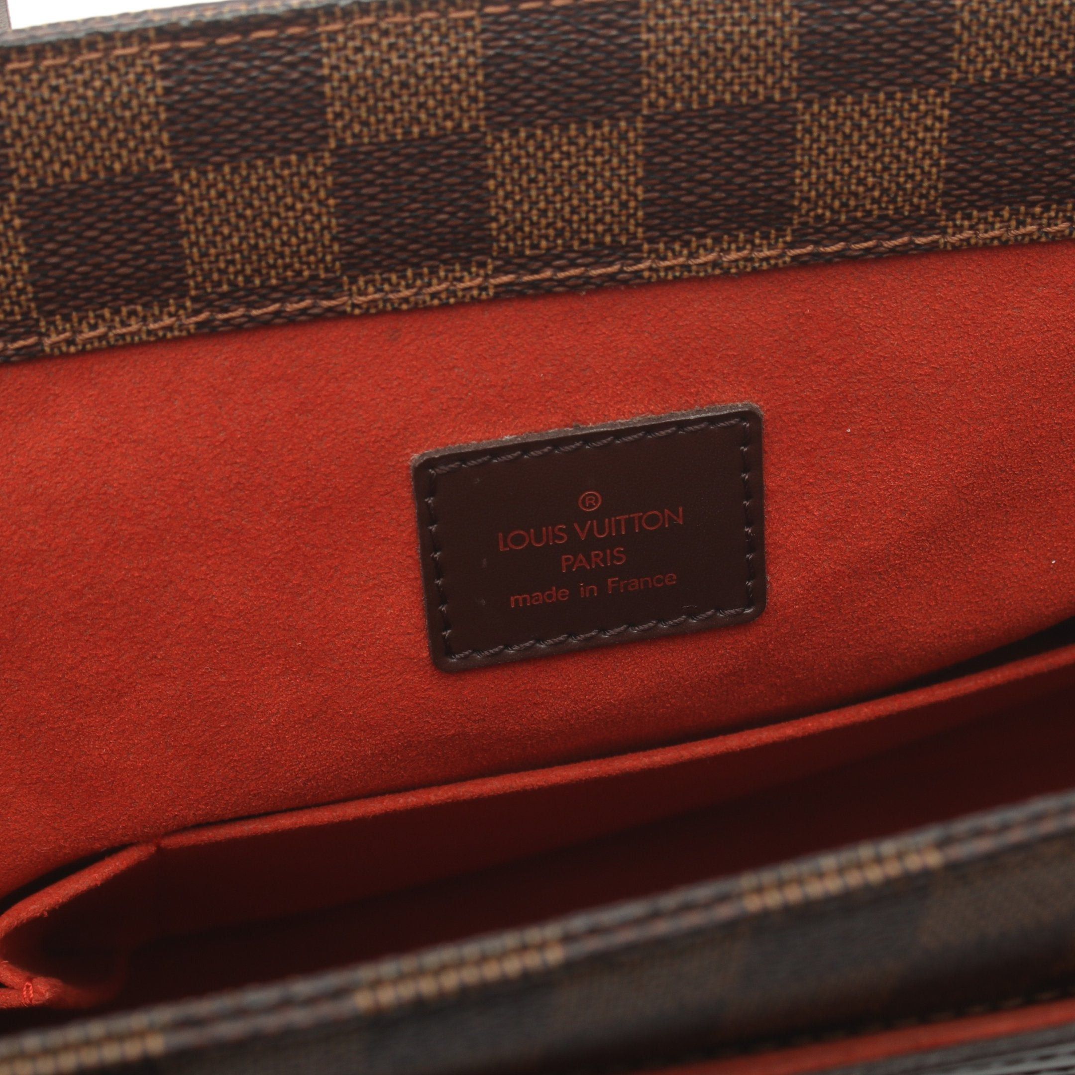 Louis Vuitton Louis Vuitton Parioli Pm Damier Ebene Shoulder Bag Tote Leather Brown Size ONE SIZE - 4 Thumbnail