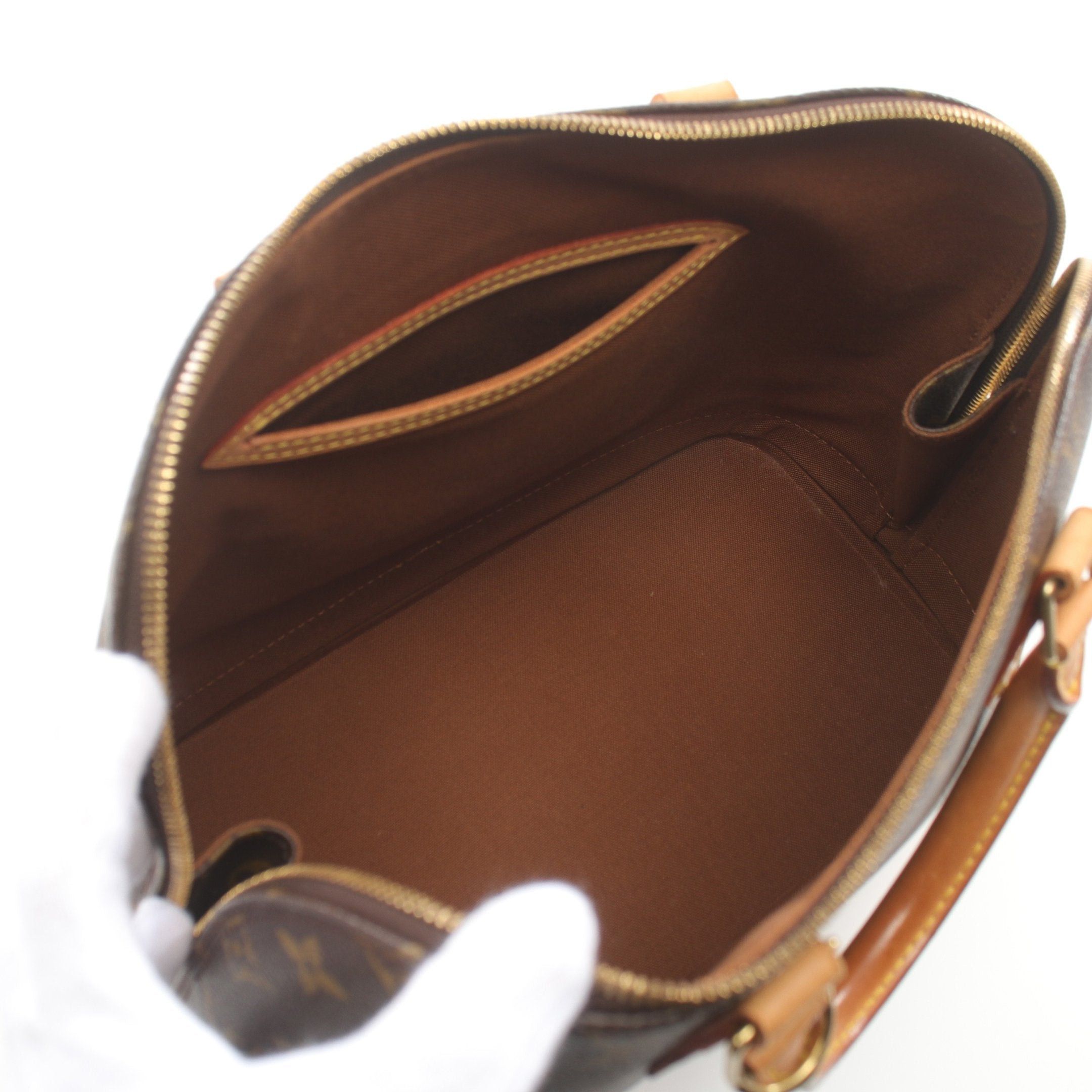 Louis Vuitton Louis Vuitton Alma Pm Monogram Handbag Leather Brown Size ONE SIZE - 3 Thumbnail