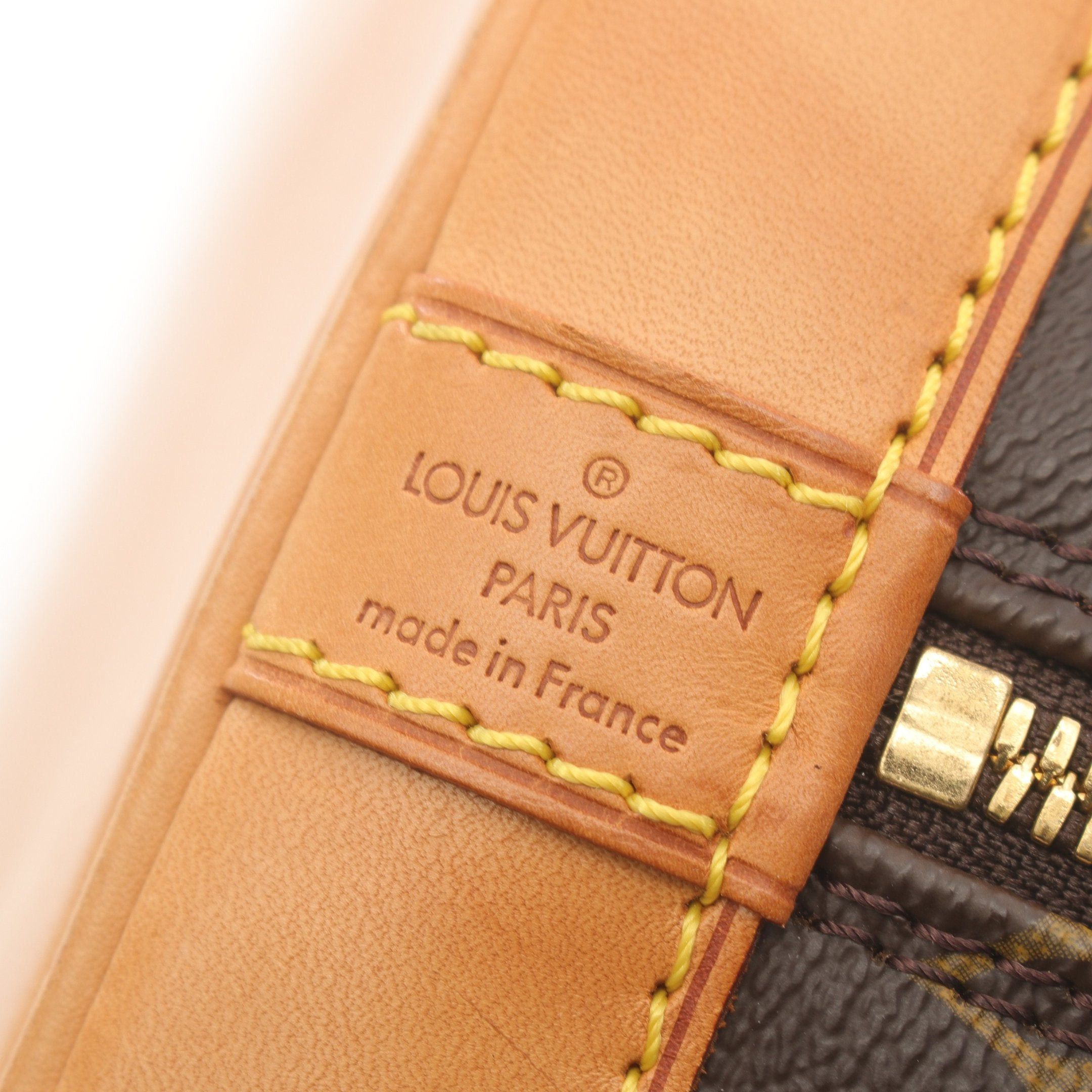 Louis Vuitton Louis Vuitton Alma Pm Monogram Handbag Leather Brown Size ONE SIZE - 4 Thumbnail