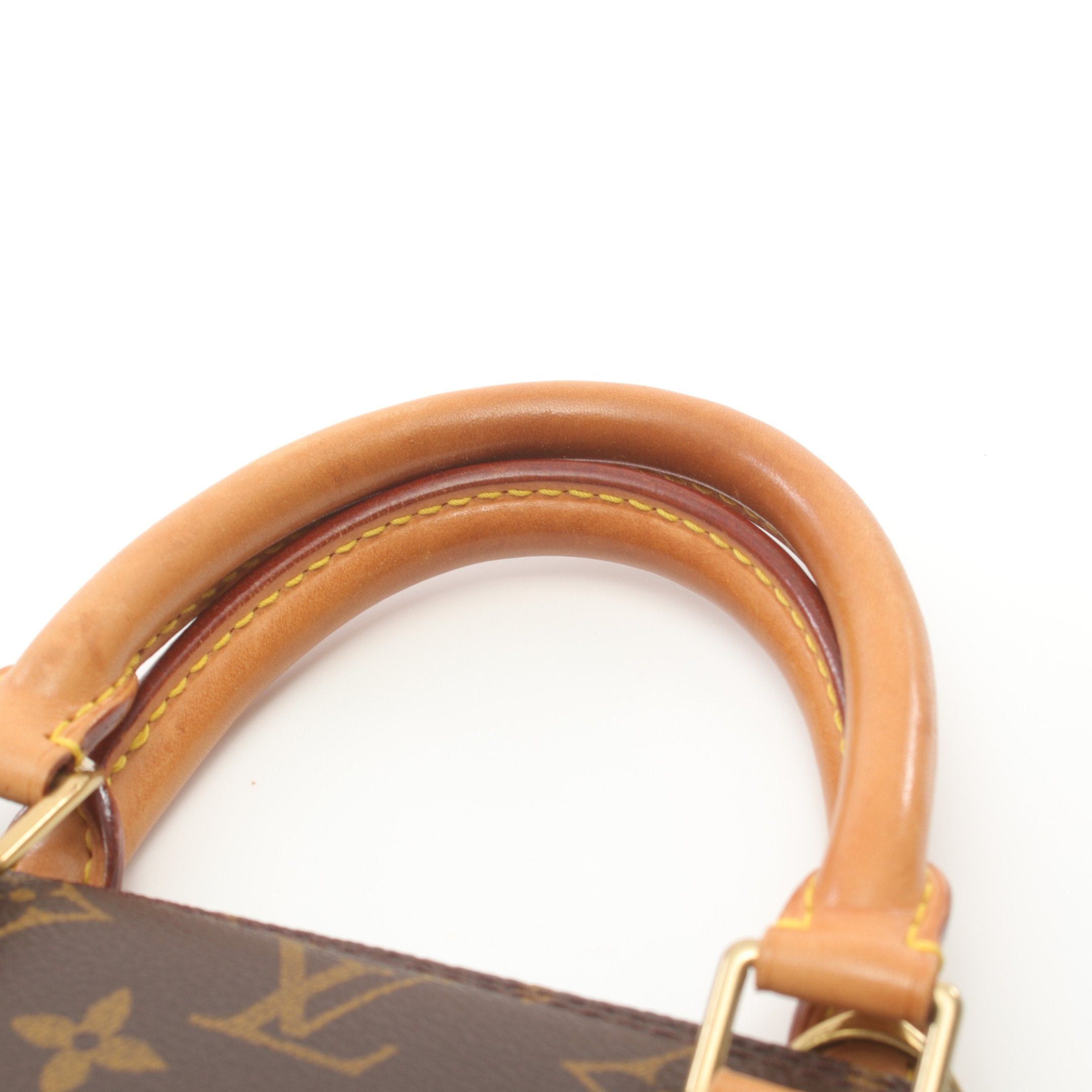Louis Vuitton Louis Vuitton Alma Pm Monogram Handbag Leather Brown Size ONE SIZE - 6 Thumbnail