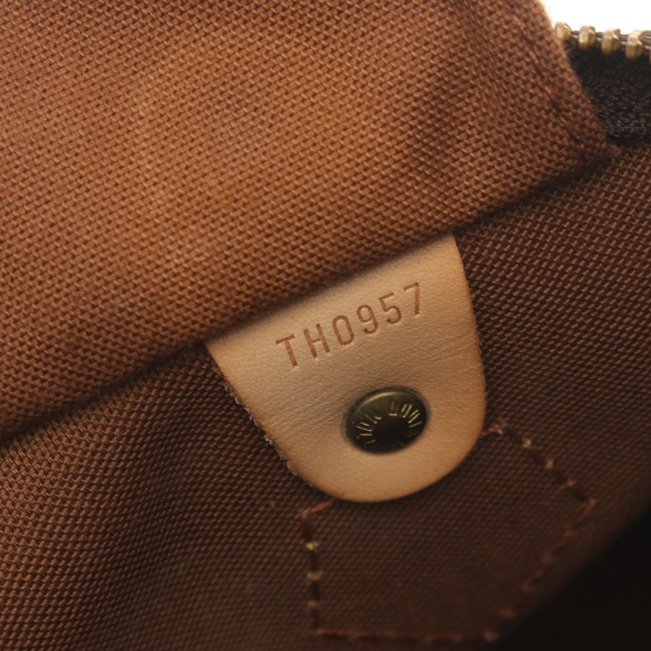 Louis Vuitton Louis Vuitton Speedy 30 Monogram Handbag Leather Brown Size ONE SIZE - 5 Thumbnail