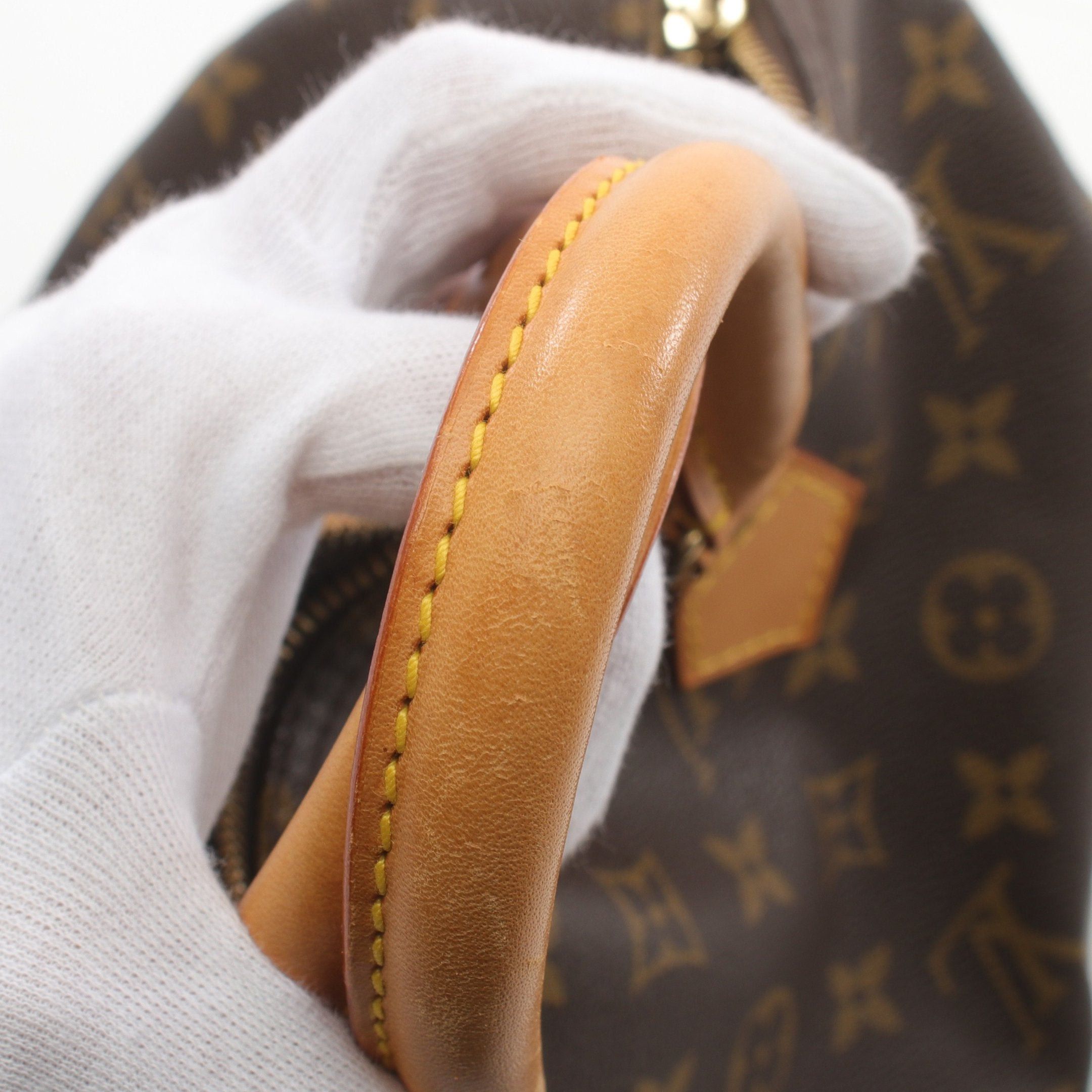 Louis Vuitton Louis Vuitton Speedy 30 Monogram Handbag Leather Brown Size ONE SIZE - 7 Thumbnail