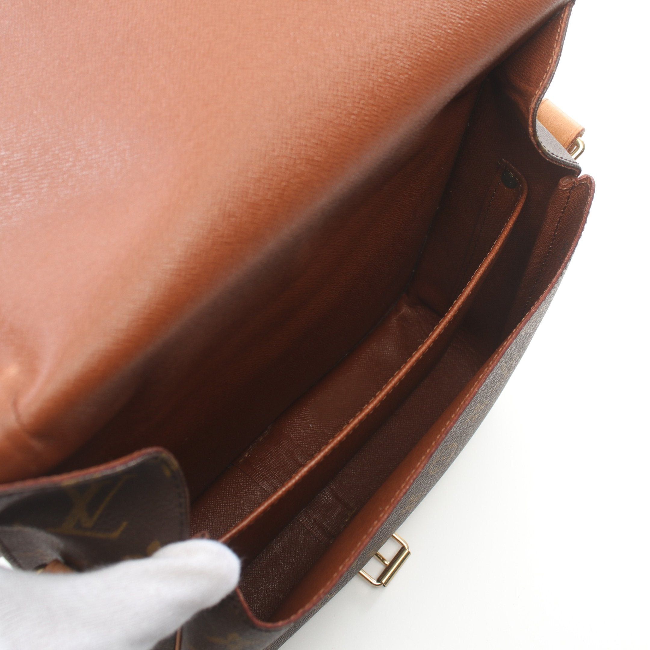 Louis Vuitton Louis Vuitton Cartesier Gm Monogram Shoulder Bag Leather Brown Size ONE SIZE - 3 Thumbnail