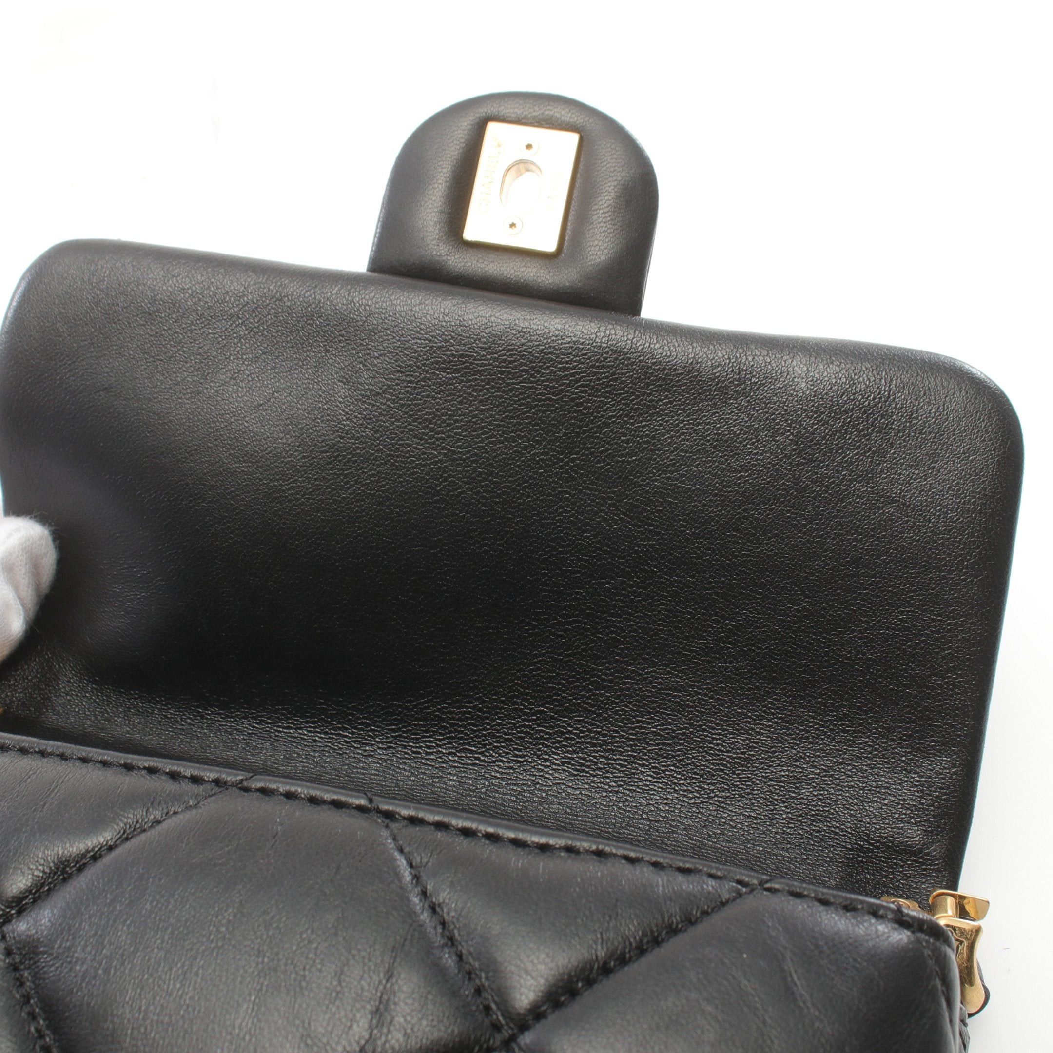 Chanel Chanel Chanel 19 Matelasse Chain Shoulder Bag Lambskin Black Gold Hardware Size ONE SIZE - 6 Thumbnail