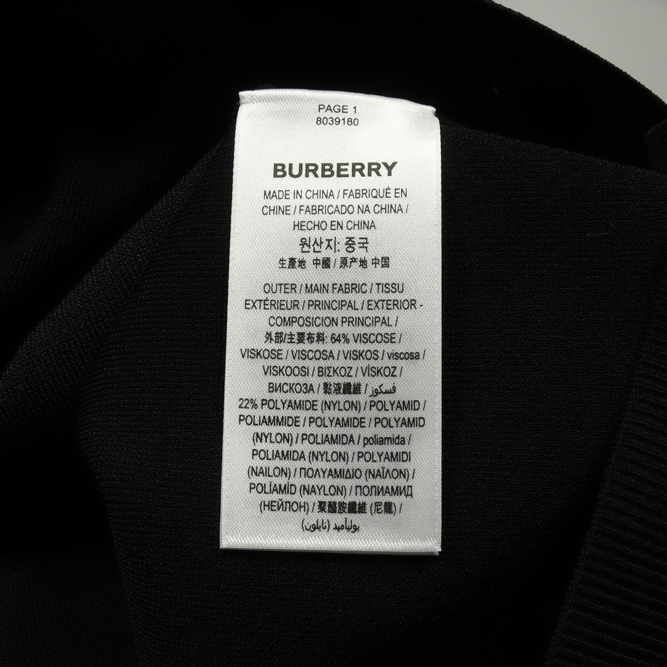 Burberry Burberry One Piece Viscose Black Size ONE SIZE - 4 Thumbnail