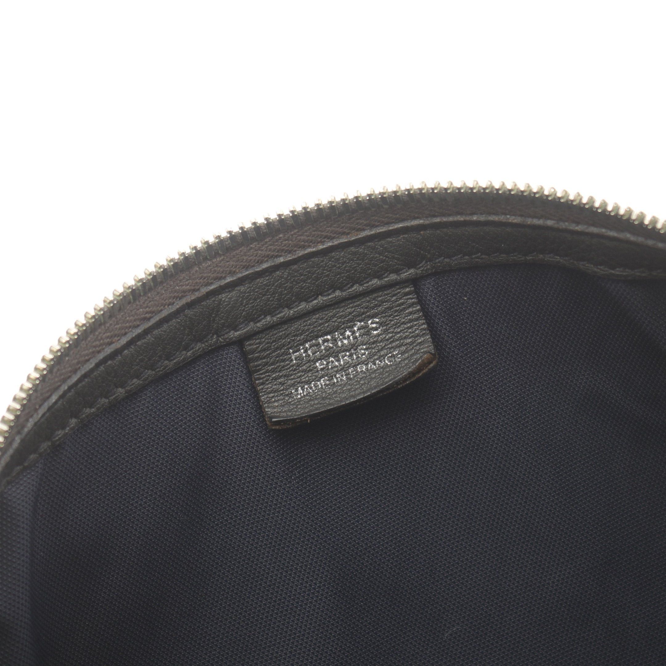 Hermes Hermes City Slide Mm Shoulder Bag Evercalf Black Silver Hardware C Engraved Size ONE SIZE - 4 Thumbnail