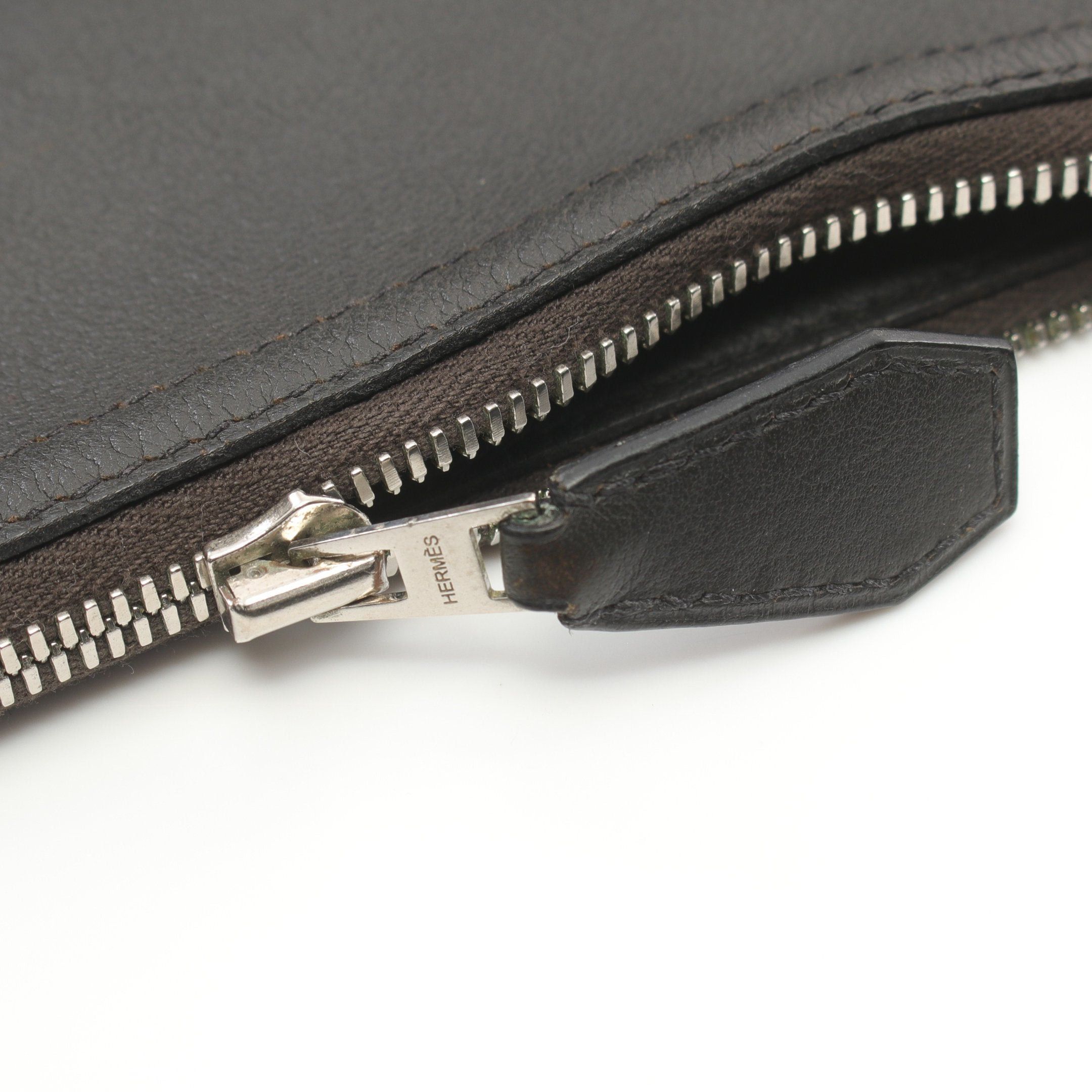 Hermes Hermes City Slide Mm Shoulder Bag Evercalf Black Silver Hardware C Engraved Size ONE SIZE - 10 Thumbnail