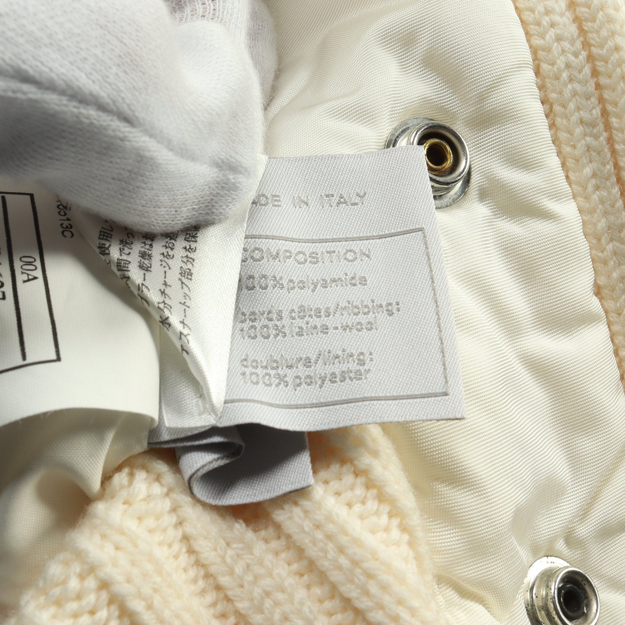 Chanel Chanel Sports Line Down Jacket Polyamide Wool White Ivory 00A Size ONE SIZE - 4 Thumbnail