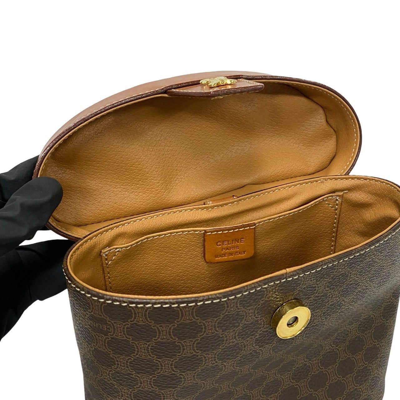 Celine Celine Handbag Brown Leather Size ONE SIZE - 8 Thumbnail