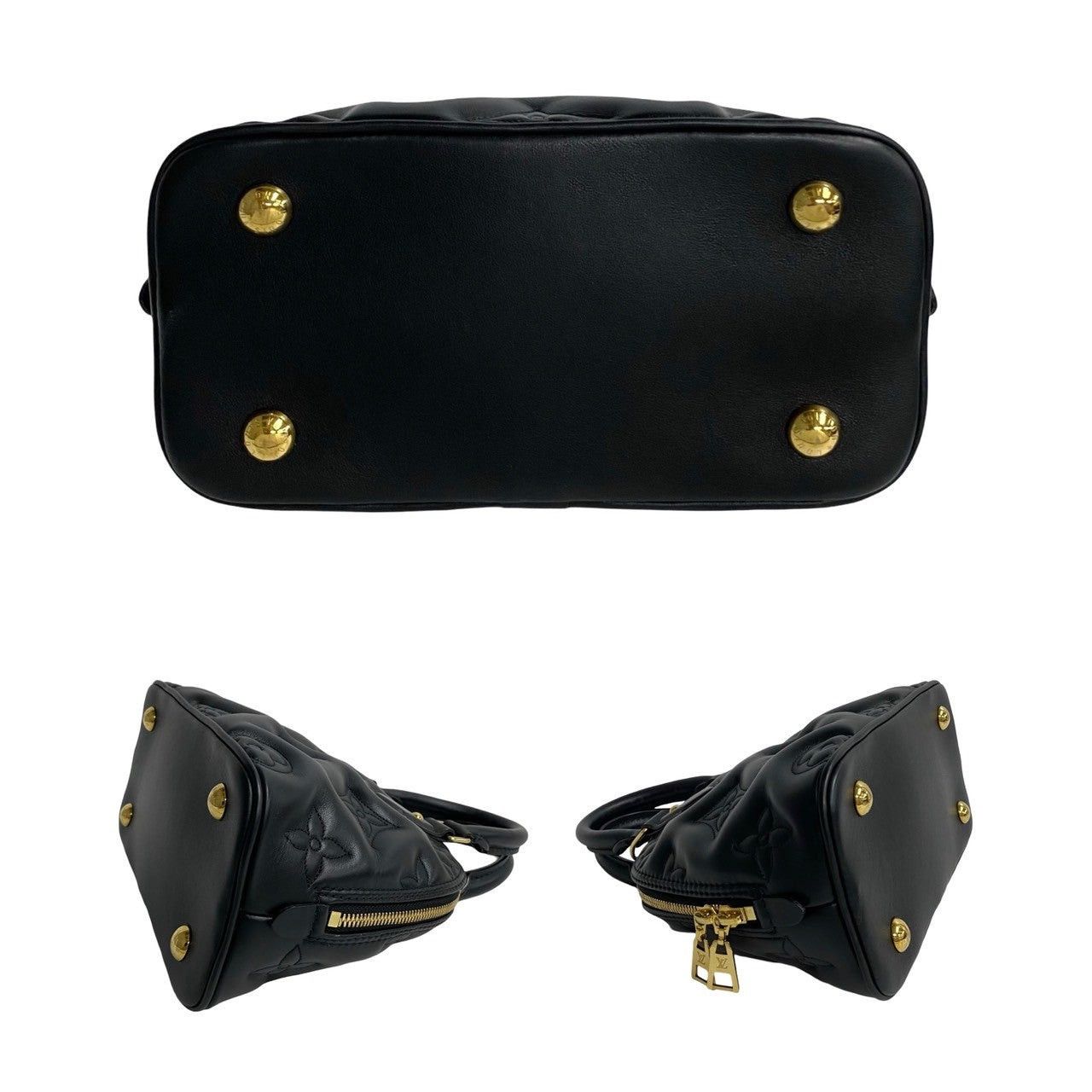 Louis Vuitton Louis Vuitton Shoulder Bag Black Leather Size ONE SIZE - 6 Thumbnail