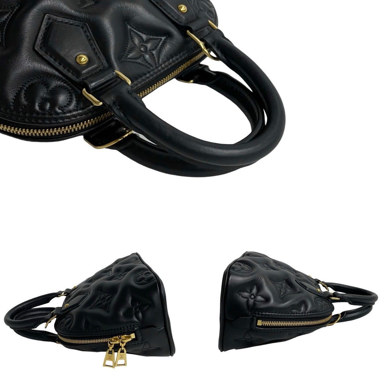 Louis Vuitton Louis Vuitton Shoulder Bag Black Leather Size ONE SIZE - 5 Thumbnail