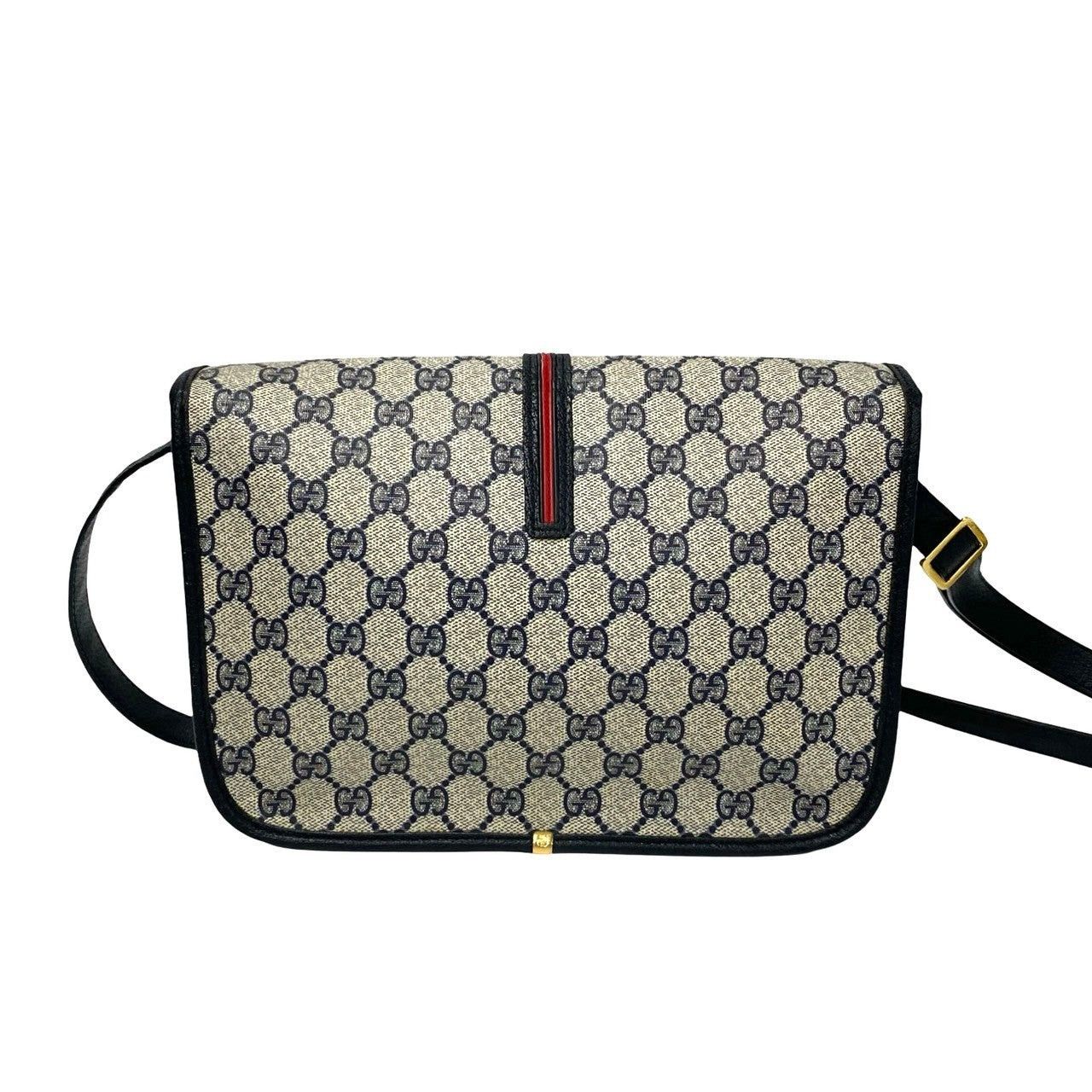 Gucci Gucci Shoulder Bag Navy Leather Size ONE SIZE - 4 Thumbnail