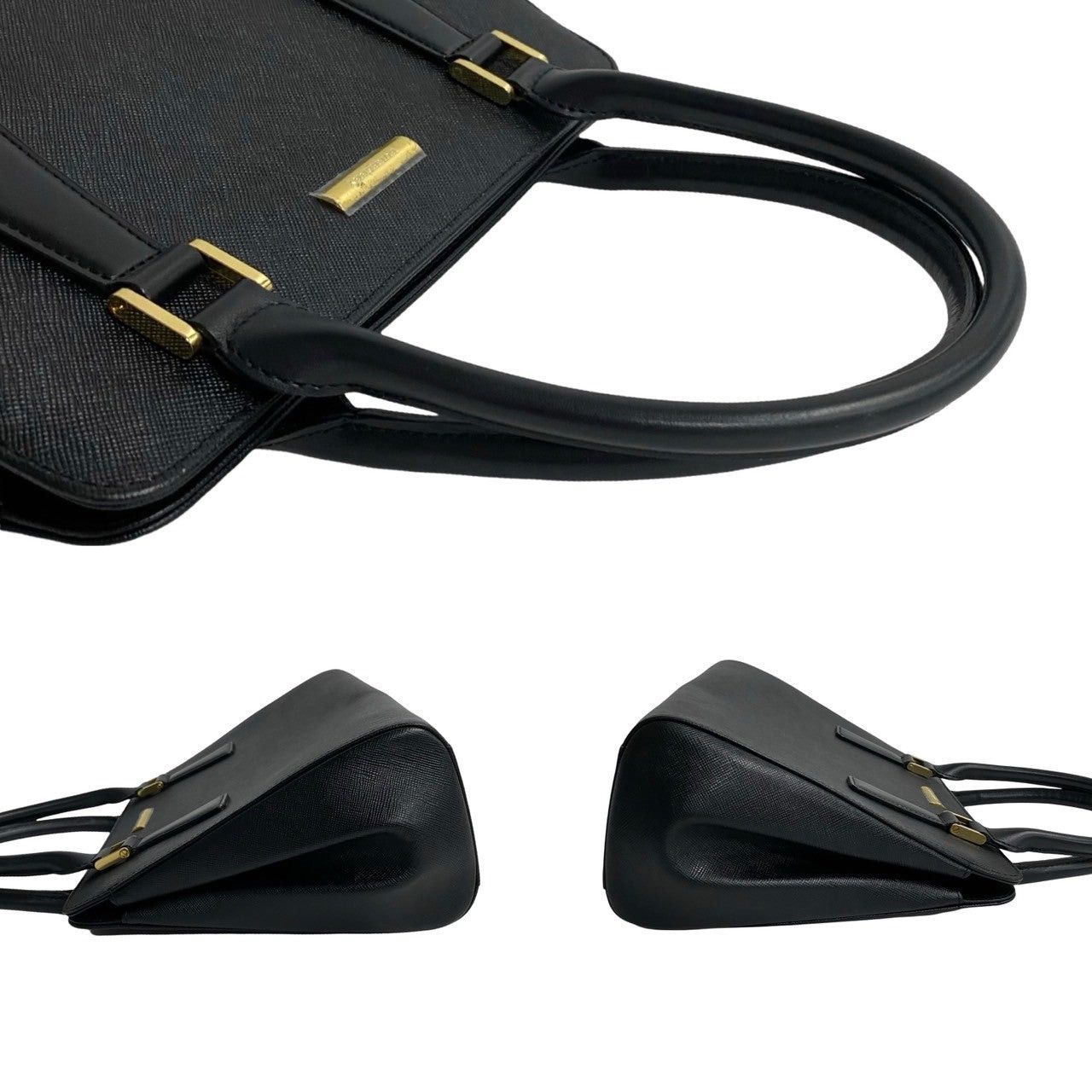 Burberry Burberry Handbag Black Leather Size ONE SIZE - 5 Thumbnail