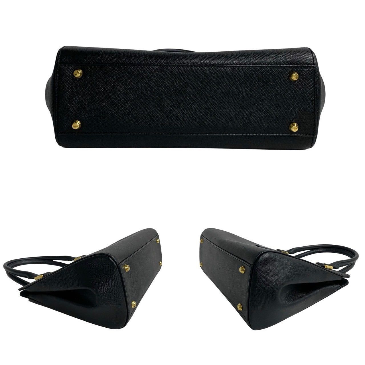 Burberry Burberry Handbag Black Leather Size ONE SIZE - 6 Thumbnail