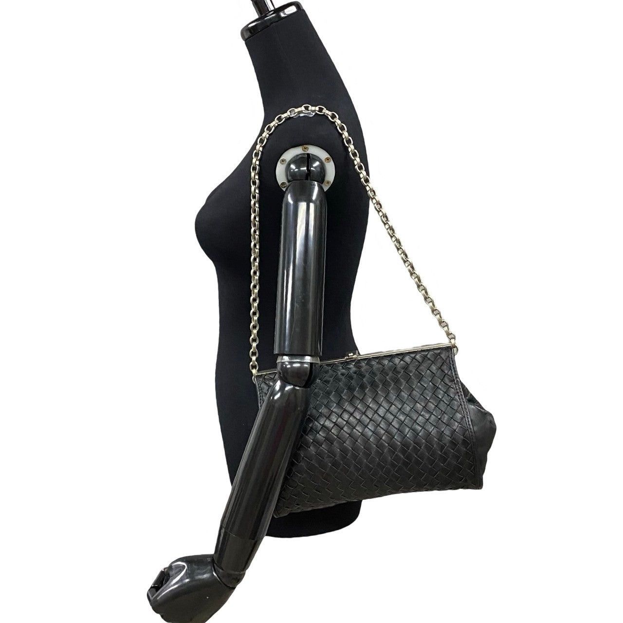 Bottega Veneta Bottega Veneta Shoulder Bag Black Leather Size ONE SIZE - 2 Thumbnail