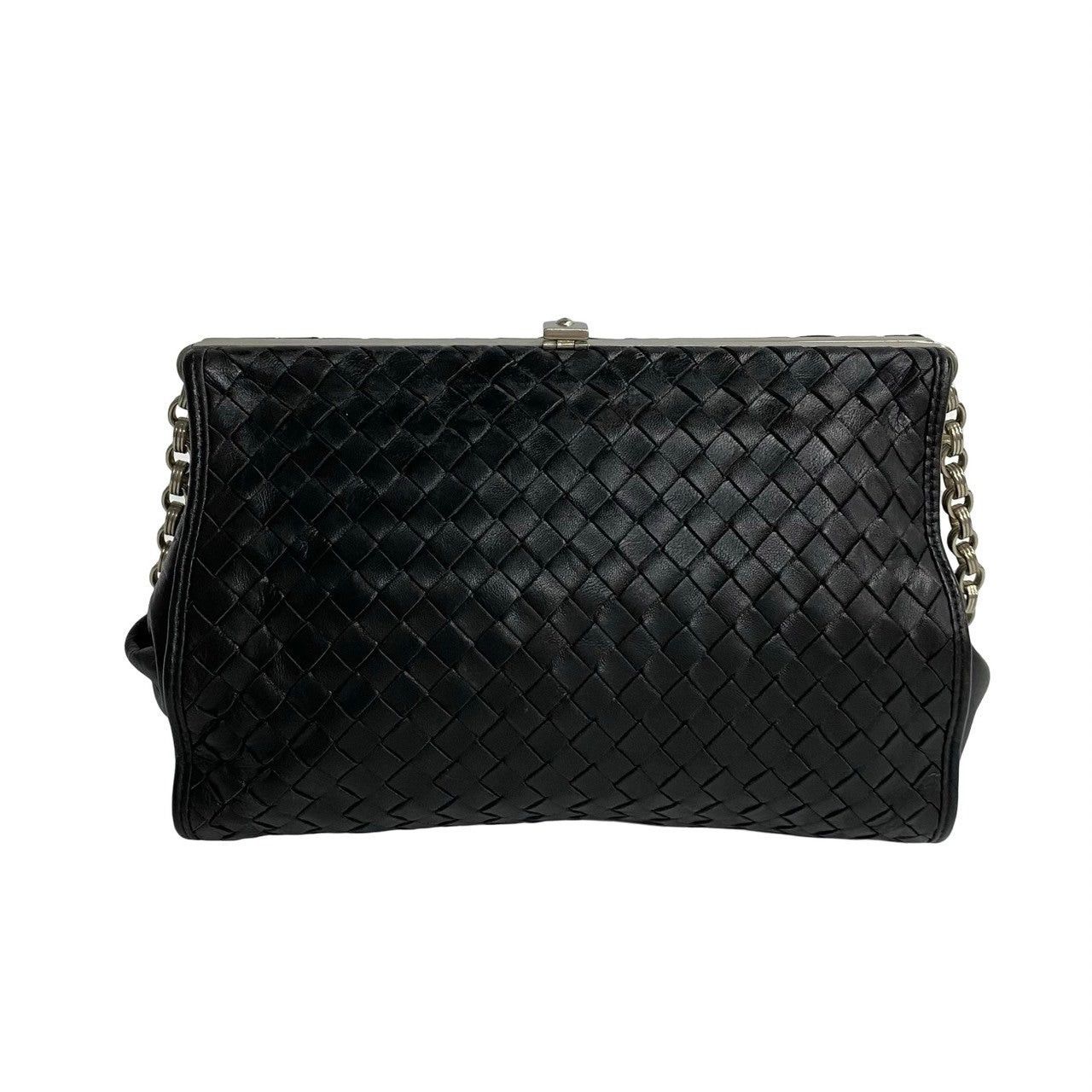 Bottega Veneta Bottega Veneta Shoulder Bag Black Leather Size ONE SIZE - 4 Thumbnail