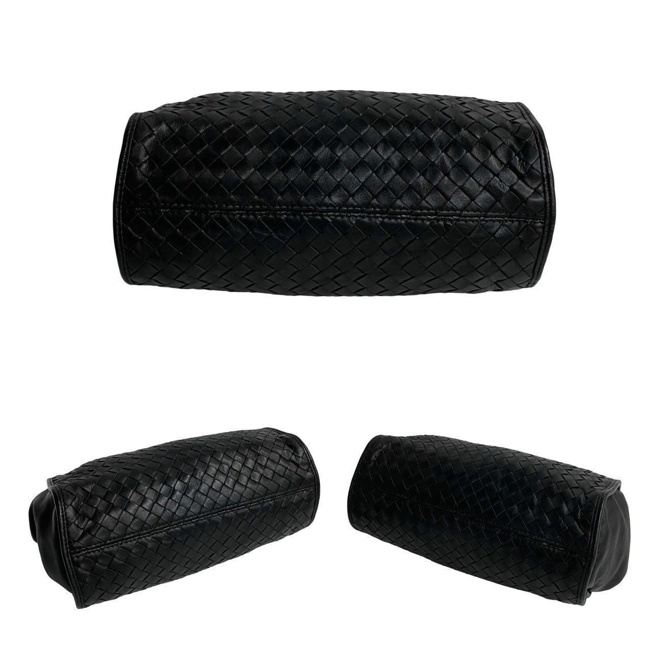 Bottega Veneta Bottega Veneta Shoulder Bag Black Leather Size ONE SIZE - 6 Thumbnail