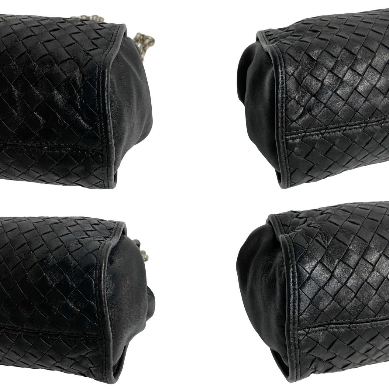 Bottega Veneta Bottega Veneta Shoulder Bag Black Leather Size ONE SIZE - 7 Thumbnail