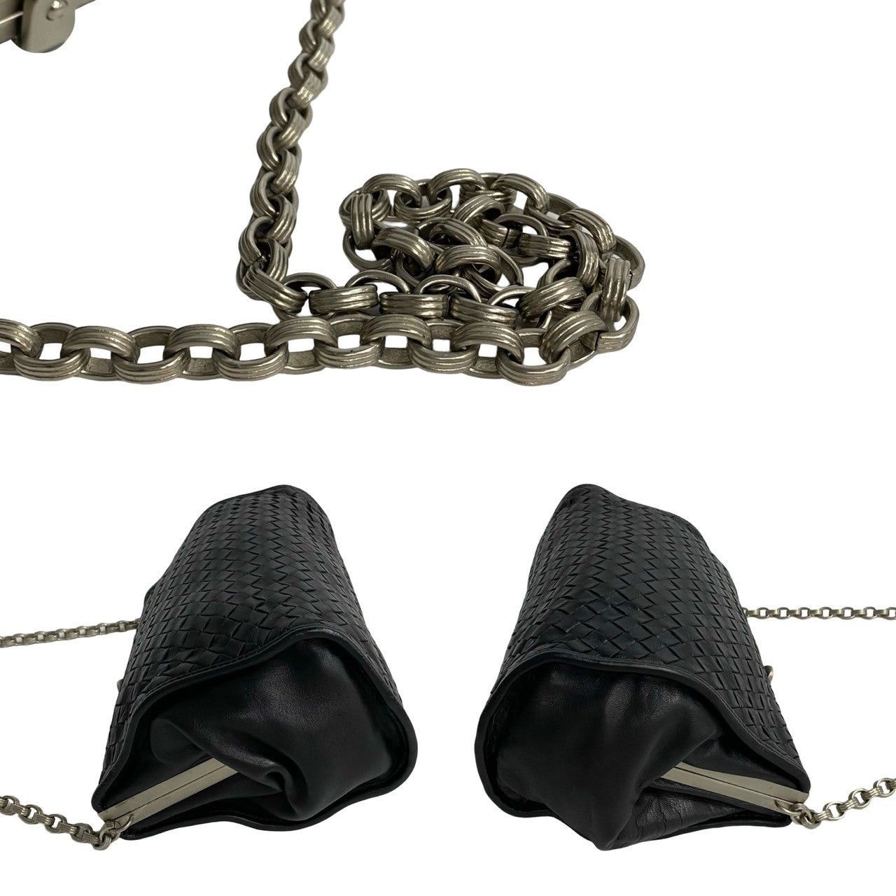 Bottega Veneta Bottega Veneta Shoulder Bag Black Leather Size ONE SIZE - 5 Thumbnail