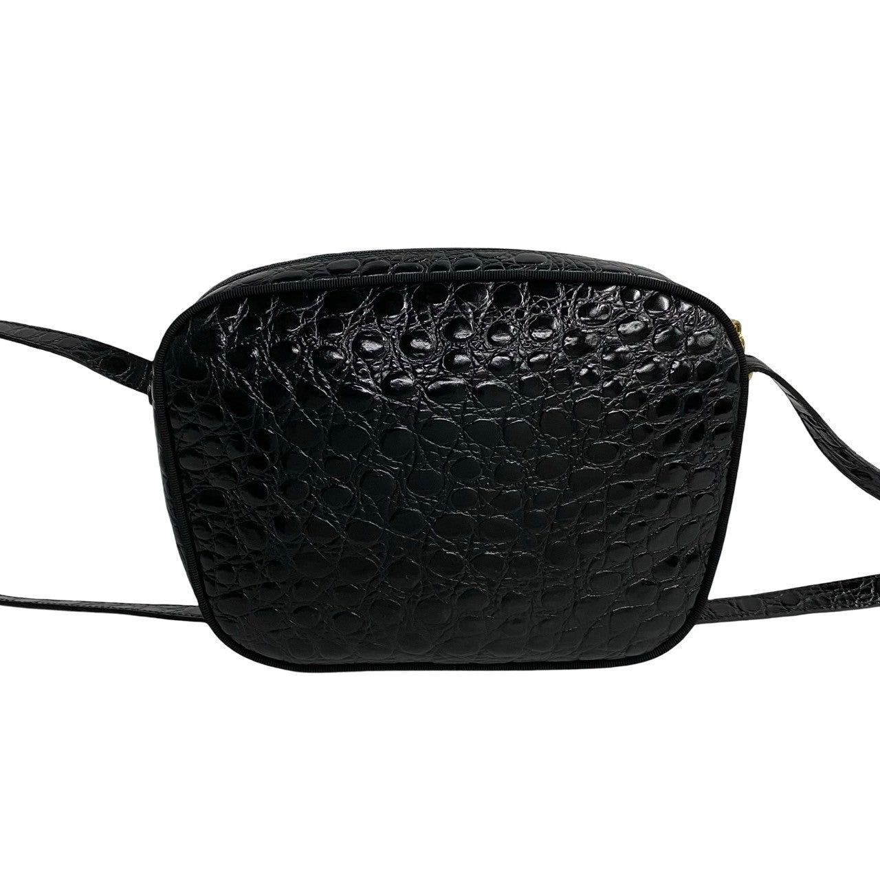 Salvatore Ferragamo Salvatore Ferragamo Shoulder Bag Black Leather Size ONE SIZE - 4 Thumbnail